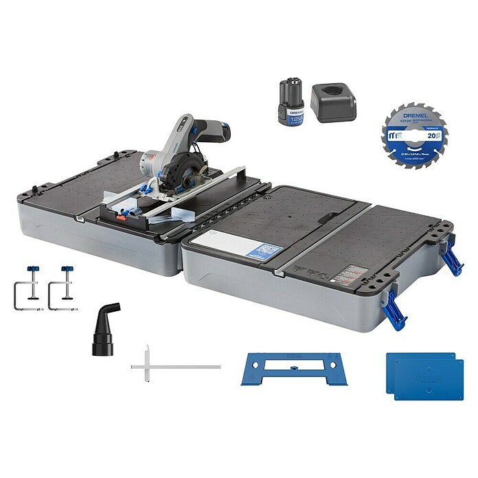 Dremel Pokretni stalak za piljenje Blueprint CS12V-S1C  (12 V, 1 baterija, 2 Ah, Broj okretaja pri praznom hodu: 5.000 okr/min) | BAUHAUS