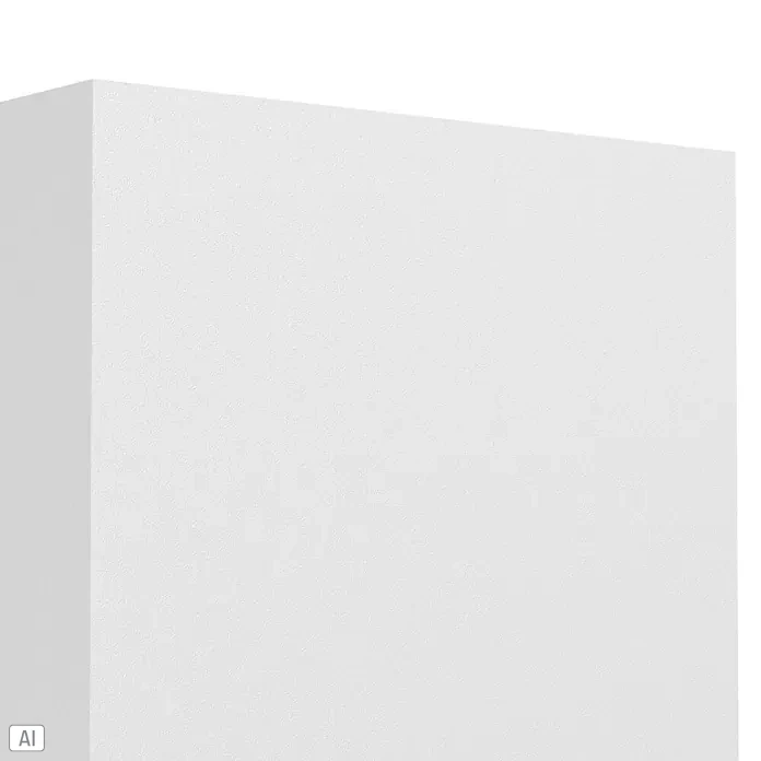 Eglo LED-Wandleuchte Valmontone - 1,5 W, L x B x H: 10 x 10 x 10 cm, Weiß, Warmweiß - Weißer, texturierter rechteckiger Block.