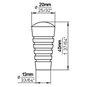 Siro Gumb za pohištvo  (Ø x V: 20 x 40 mm, Vrsta lesa: Bor) | 1188 - Garderoben | AAEE - Garderoben | AAE - Beschläge | AA - Eisenwaren | A - Eisenwaren | BAUHAUS
