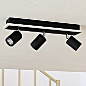 Eglo Regleta LED (20 W, L x An x Al: 46 x 10 x 14 cm, Negro, Blanco cálido) | BAUHAUS