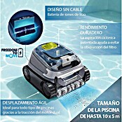 Zodiac Robot de piscina CNX-Li5220 iQ (Funcionamiento con batería, Específico para: Piscinas de hasta 50 m², Potencia de filtración: 15 m³/h) | BAUHAUS
