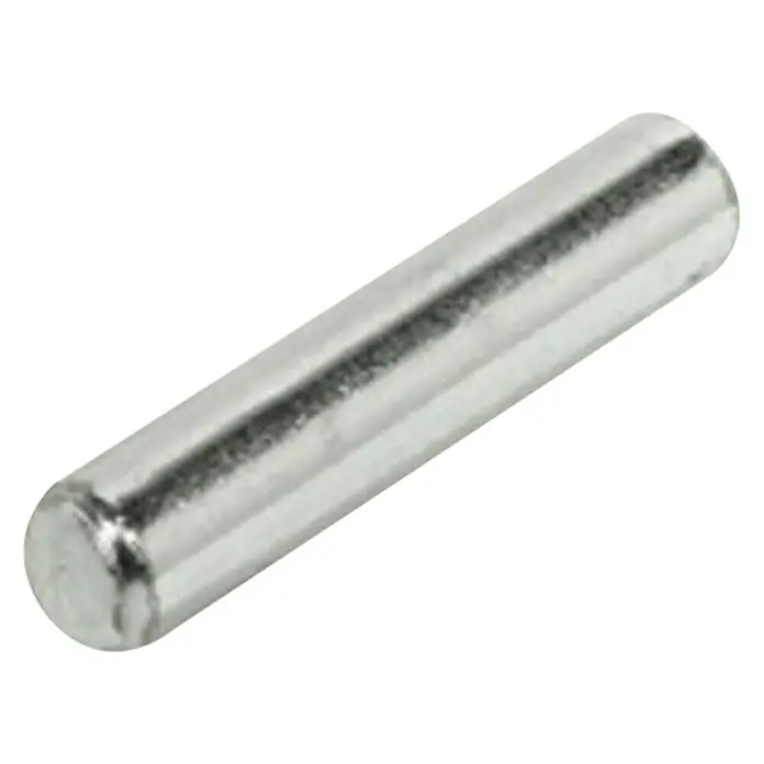 Stabilit Soporte para estantes - Ø x L: 5 x 24 mm, 20 ud., Acero - Pasador de espiga metálico con extremos redondeados, ideal para conexiones precisas en varias aplicaciones.