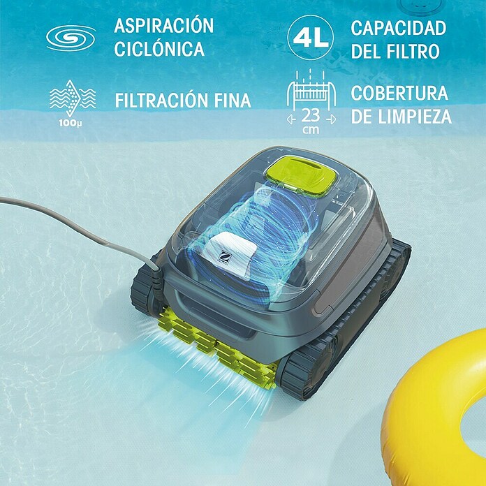 Zodiac Robot de piscina CNX 2020 (Funcionamiento en red, Específico para: Piscinas de hasta 10 x 5 m, Potencia de filtración: 13 m³/h) | BAUHAUS