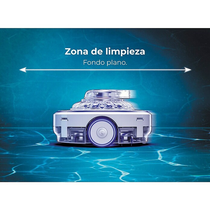 Gre Robot de piscina a batería Wet Runner (Funcionamiento con batería, Específico para: Piscinas de hasta 7 x 5 m, Potencia de filtración: 3,6 m³/h) | BAUHAUS