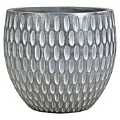 Pflanztopf Cappuccino (Außenmaß (Ø x H): 53 x 46 cm, Keramik, Betongrau/White wash) | BAUHAUS