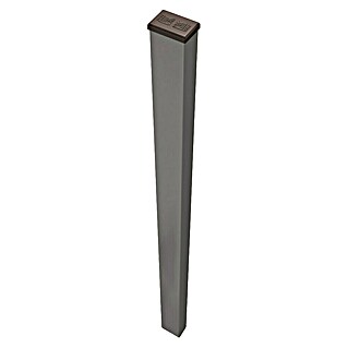 Poste para cercado Hércules (Altura: 105 cm, Gris, Acero)