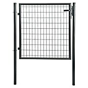 Puerta de valla Residencial (100 x 100 cm, Gris, Metal) | BAUHAUS