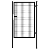 Puerta de valla Residencial (100 x 150 cm, Gris, Metal) | BAUHAUS