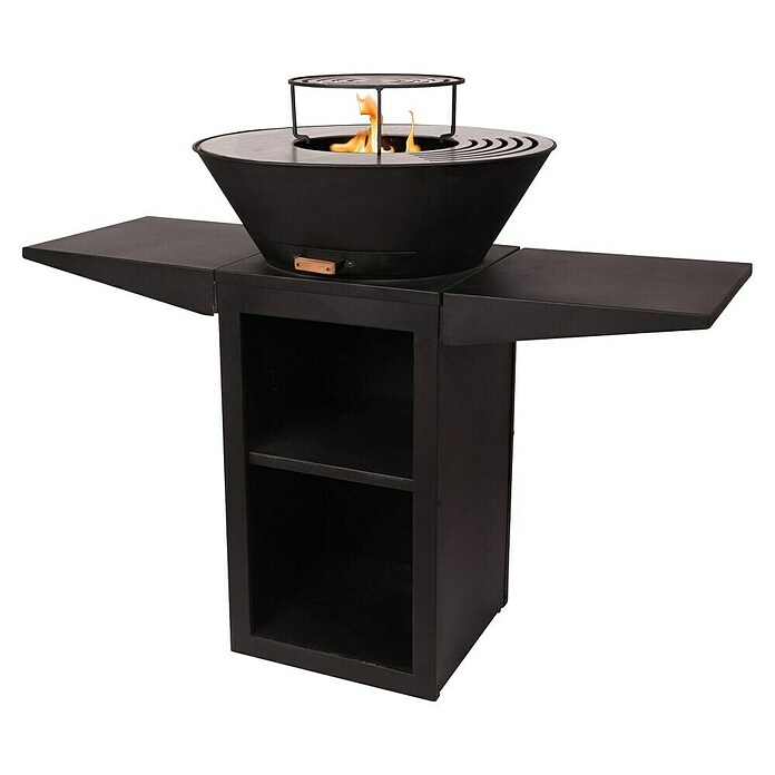 Purline Barbacoa de carbón EFP57B (Diámetro de la superficie de la parrilla: 60 cm, Negro) | BAUHAUS