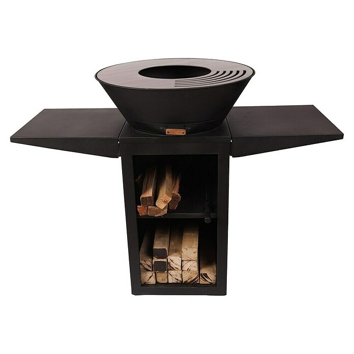 Purline Barbacoa de carbón EFP57B (Diámetro de la superficie de la parrilla: 60 cm, Negro) | BAUHAUS