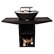 Purline Barbacoa de carbón EFP57B (Diámetro de la superficie de la parrilla: 60 cm, Negro) | BAUHAUS