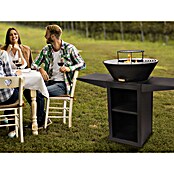 Purline Barbacoa de carbón EFP57B (Diámetro de la superficie de la parrilla: 60 cm, Negro) | BAUHAUS