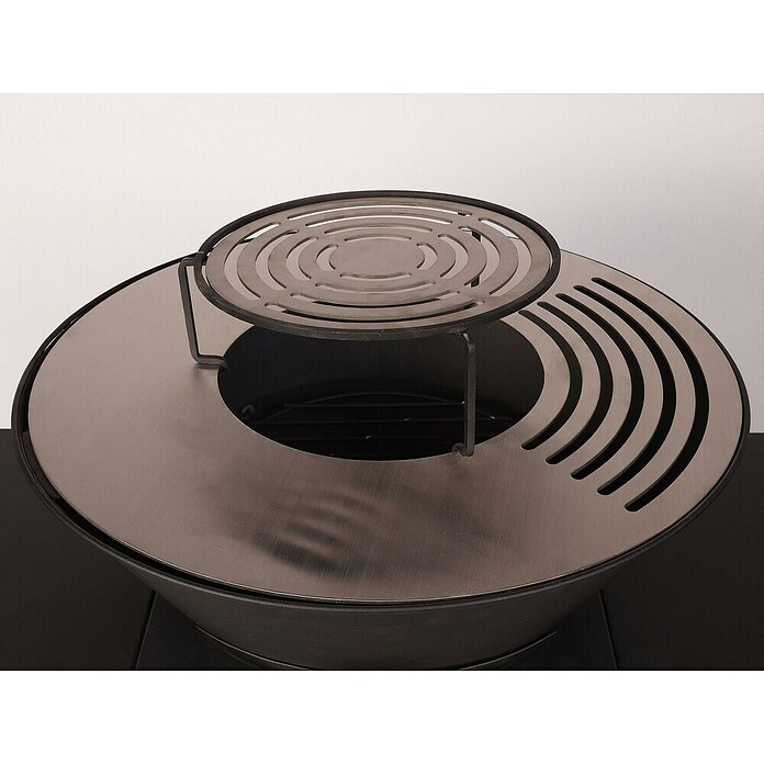 Purline Barbacoa de carbón EFP57B (Diámetro de la superficie de la parrilla: 60 cm, Negro) | BAUHAUS