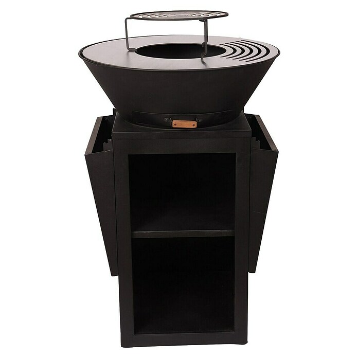 Purline Barbacoa de carbón EFP57B (Diámetro de la superficie de la parrilla: 60 cm, Negro) | BAUHAUS