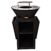 Purline Barbacoa de carbón EFP57B (Diámetro de la superficie de la parrilla: 60 cm, Negro) | BAUHAUS