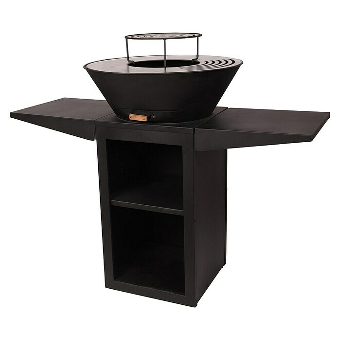 Purline Barbacoa de carbón EFP57B (Diámetro de la superficie de la parrilla: 60 cm, Negro) | BAUHAUS