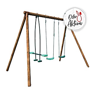 Soulet Doppelschaukel Polo (L x B x H: 30,7 x 18,9 x 22,2 cm, Holz)