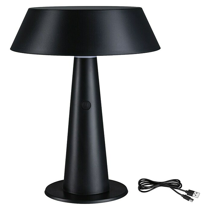 Paulmann Lámpara de sobremesa solar Soala (Potencia máx. del sistema: 32 W, Negro) | BAUHAUS