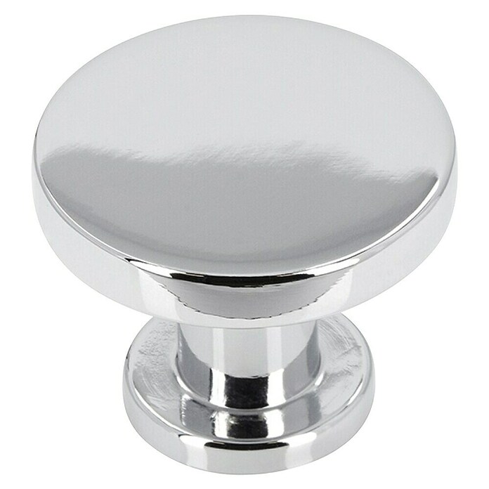 Siro Gumb za pohištvo  (Ø x V: 30 x 23 mm, Jeklo, Kromirano) | Pohištveni gumbi | Pohištveni ročaji | Izdelava pohištva | Dekoracija stanovanja | Izdelki | BAUHAUS
