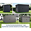 EcoStar Gerätehaus Euroline Trend ESD5 (Außenbreite inkl. Dachüberstand: 237 cm, Außentiefe inkl. Dachüberstand: 229 cm, Stahl, Anthrazitgrau, Einzeltür) | BAUHAUS