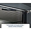 EcoStar Gerätehaus Euroline Trend ESD5 (Außenbreite inkl. Dachüberstand: 237 cm, Außentiefe inkl. Dachüberstand: 229 cm, Stahl, Anthrazitgrau, Einzeltür) | BAUHAUS