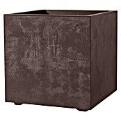 Deroma Millennium Maceta para planta (L x An x Al: 39 x 39 x 39 cm, Plástico, Brownstone) | BAUHAUS