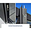 EcoStar Gerätehaus Euroline Trend EFD10 (Außenbreite inkl. Dachüberstand: 285 cm, Außentiefe inkl. Dachüberstand: 278 cm, Stahl, Anthrazitgrau, Doppeltür) | BAUHAUS