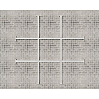 EcoStar Unterkonstruktion (B x L: 201 x 4 cm, Passend für: EcoStar Gerätehaus Euroline Trend ESD5, EFD5 & PD5)