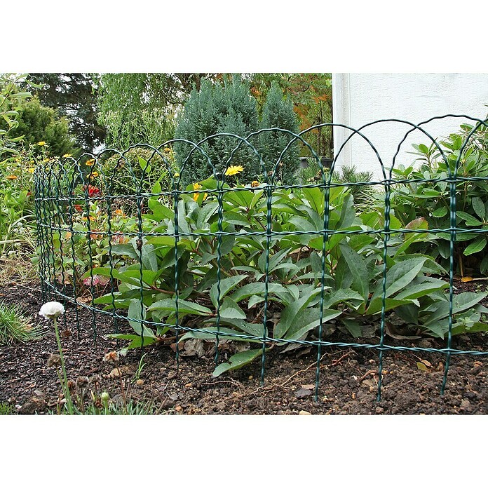 Floraworld Ziergitterzaun (10 m x 65 cm, Moosgrün) | BAUHAUS