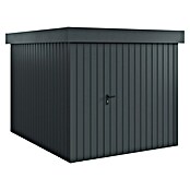 EcoStar Gerätehaus Euroline Trend EFD6 (Außenbreite inkl. Dachüberstand: 237 cm, Außentiefe inkl. Dachüberstand: 278 cm, Stahl, Anthrazitgrau, Einzeltür) | BAUHAUS