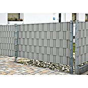 Floraworld Sichtschutzstreifen I (L x H: 205 x 19 cm, Silbergrau) | BAUHAUS