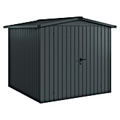 EcoStar Gerätehaus Euroline Trend ESD5 (Außenbreite inkl. Dachüberstand: 237 cm, Außentiefe inkl. Dachüberstand: 229 cm, Stahl, Anthrazitgrau, Doppeltür) | BAUHAUS