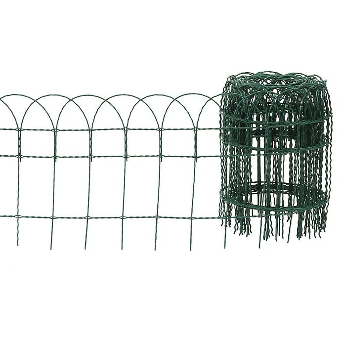 Floraworld Ziergitterzaun (10 m x 65 cm, Moosgrün) | BAUHAUS