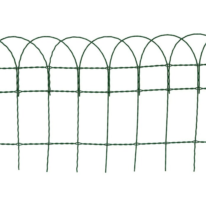 Floraworld Ziergitterzaun (10 m x 65 cm, Moosgrün) | BAUHAUS