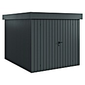 EcoStar Gerätehaus Euroline Trend EFD6 (Außenbreite inkl. Dachüberstand: 237 cm, Außentiefe inkl. Dachüberstand: 278 cm, Stahl, Anthrazitgrau, Doppeltür) | BAUHAUS