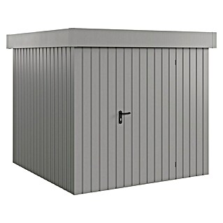 EcoStar Gerätehaus Euroline Trend EFD5 (Außenbreite inkl. Dachüberstand: 237 cm, Außentiefe inkl. Dachüberstand: 229 cm, Stahl, Graualuminium)