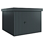 EcoStar Gerätehaus Euroline Trend EFD10 (Außenbreite inkl. Dachüberstand: 285 cm, Außentiefe inkl. Dachüberstand: 278 cm, Stahl, Anthrazitgrau, Einzeltür) | BAUHAUS