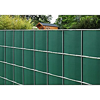 Floraworld Sichtschutzstreifen (L x H: 20,5 m x 19 cm, Dunkelgrün)