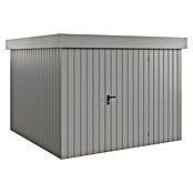EcoStar Gerätehaus Euroline Trend EFD10 (Außenbreite inkl. Dachüberstand: 285 cm, Außentiefe inkl. Dachüberstand: 278 cm, Stahl, Graualuminium, Einzeltür) | BAUHAUS