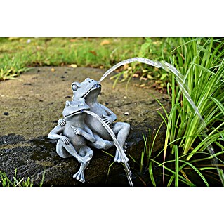 Heissner Wasserspeier Froschpaar (180 x 280 x 300 mm, Kunststoff)