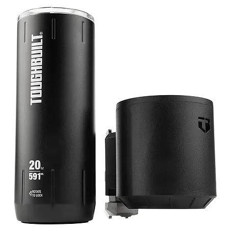 ToughBuilt StackTech Portavaso con vaso térmico