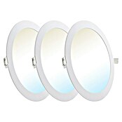 Tween Light Pack downlights LED (20 W, Ø x Al: 22 x 1,8 cm, Blanco, Blanco cálido, 3 ud.) | BAUHAUS