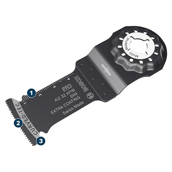 Bosch Professional Hoja de sierra de inmersión AIZ 32 APIB (50 x 32 mm, Madera / metal / plástico) | BAUHAUS