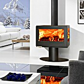Panadero Kaminofen Mistral Trivision (7,2 kW, Raumheizvermögen: 250 m³, Gussgrau)