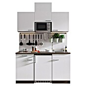 Respekta Singleküche KB150EYWMIC (H x B x T: 200 x 150 x 60 cm, Glaskeramikkochfeld, Weiß) | BAUHAUS