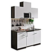 Respekta Singleküche KB150EYWMIC (H x B x T: 200 x 150 x 60 cm, Glaskeramikkochfeld, Weiß) | BAUHAUS