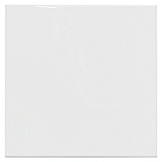 Revestimiento de pared Blanco brillo (20 x 20 cm, Blanco, Brillante)