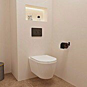 Taza de WC suspendida Pisa (Sin borde de descarga, Forma de descarga: Por separado, Salida WC: Horizontal, Blanco, Brillante) | BAUHAUS