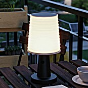 Paulmann Lámpara de sobremesa solar Ilanga (Potencia máx. del sistema: 32 W, Gris/ Blanco) | BAUHAUS