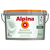 Alpina Wandfarbe Sensitiv Wohnweiss (Weiß, Matt, 5 l, Konservierungsmittelfrei) | BAUHAUS
